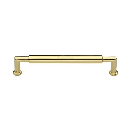 M Marcus Heritage Brass Bauhaus Round Design Cabinet Pull 152mm Centre to Centre